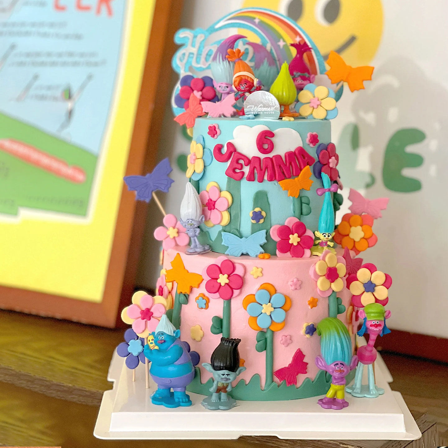 网红花朵魔法精灵生日蛋糕装饰翻糖花朵蝴蝶模具彩虹生日快乐插件,节庆用品/礼品,蛋糕/烘焙装饰用品,淘宝优惠券,粉丝福利购,淘宝优惠卷