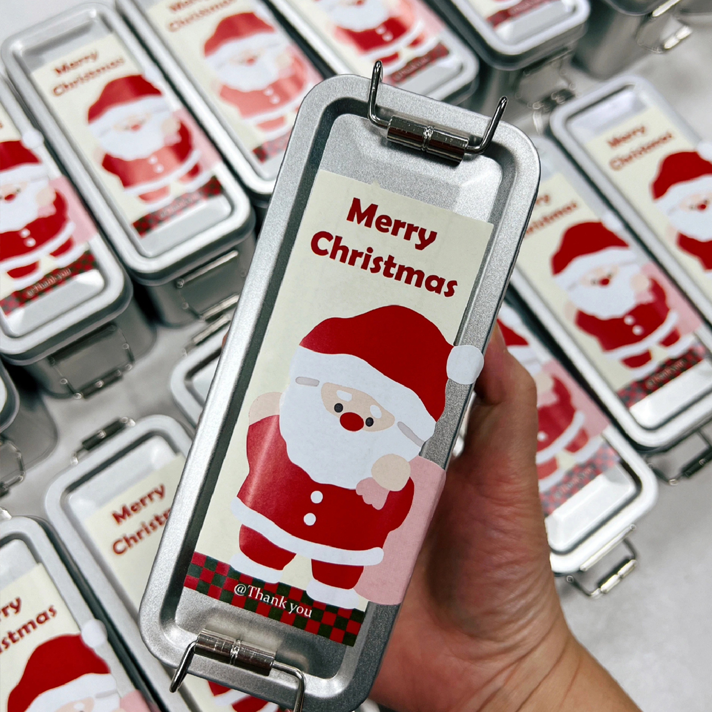 2025圣诞节马口铁盒曲奇饼干礼盒