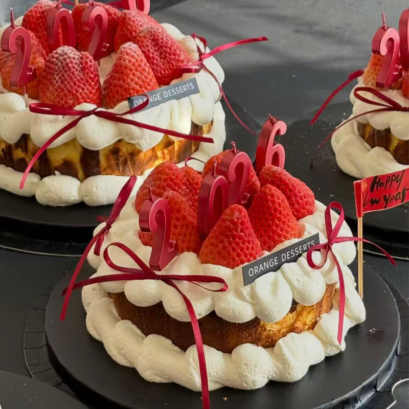 新年春节除夕夜年三十甜品蛋糕装饰2026数字蜡烛插件蝴蝶结丝带,节庆用品/礼品,蛋糕/烘焙装饰用品,淘宝优惠券,粉丝福利购,淘宝优惠卷