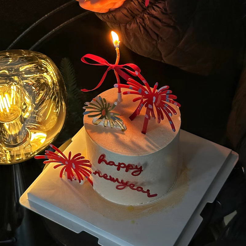 抱抱酱原创同款2025新年蛋糕装饰