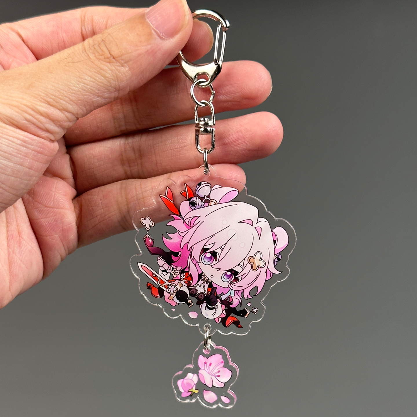 三月七 同人周边钥匙扣亚克力挂件书包挂饰谷子生日礼物B001