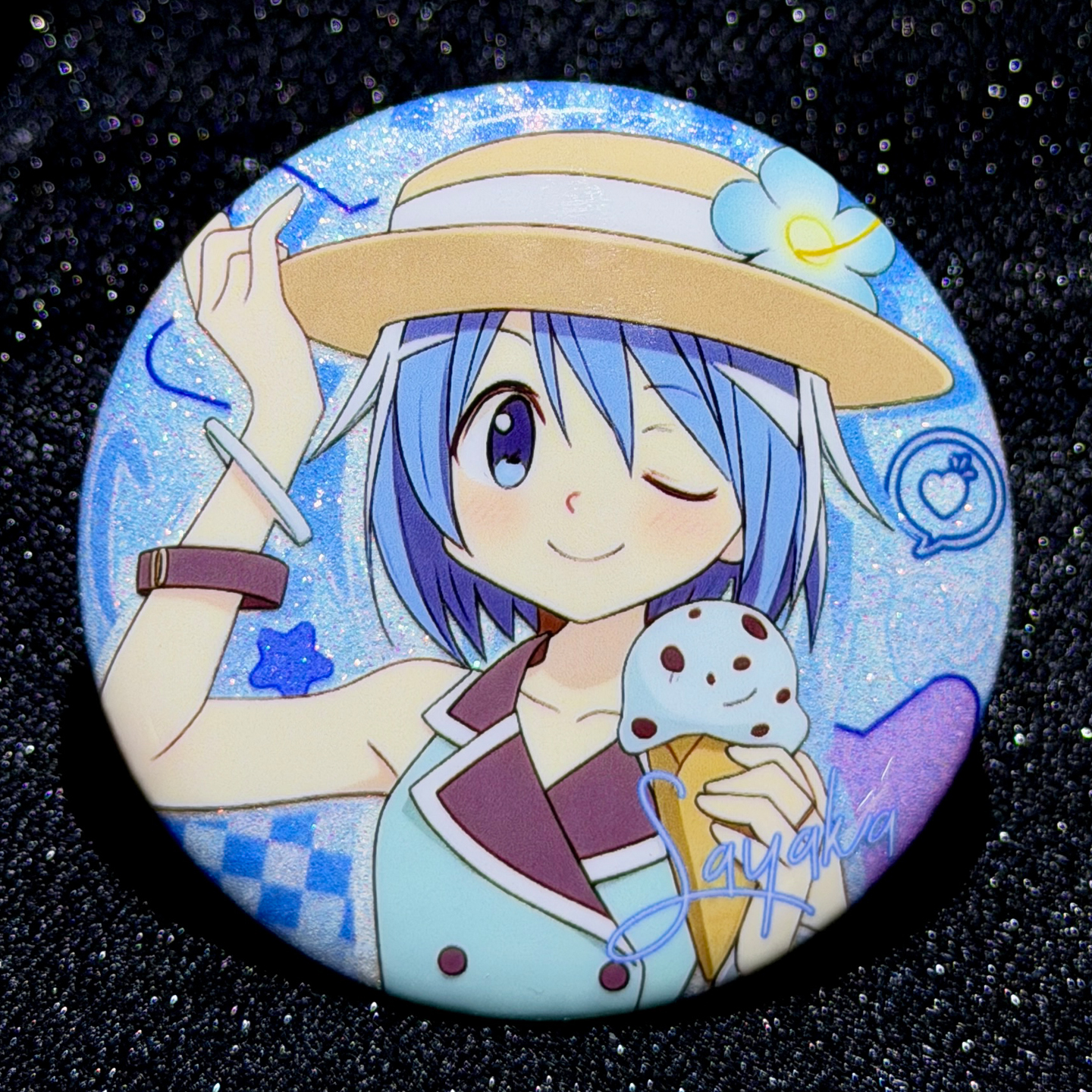 C122美树沙耶香谷子魔法少女小圆同人周边徽章吧唧