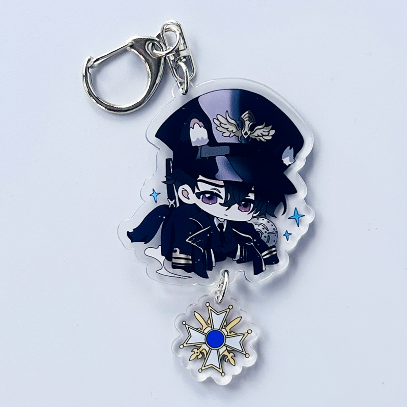 世界之外周边顾时夜钥匙扣夏萧因柏源易遇包包挂件生日礼物谷子