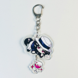 【双面夹层】鬼灭之刃周边鬼舞辻无惨钥匙扣亚克力书包挂件谷子