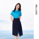 夏梦令 复古一片式 BBLLUUEE 粉蓝衣橱2025夏装 新款 A字裙套装 女