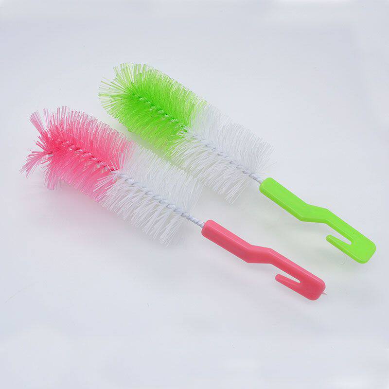 塑料柄杯刷 玻璃杯奶瓶刷子 去茶渍长柄洗杯刷 多功能清洁刷 瓶刷