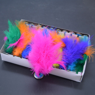 绒毛毽子 天然羽毛 踢毽子玩具 满25元 彩色鸡毛毽子 包邮 花毽球