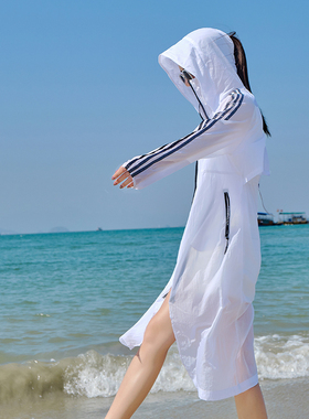 RUSH YEAR 防晒衣女夏长款高端2026新款长袖薄款防紫外线透气外套