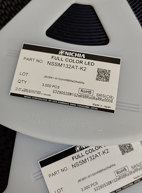 日亚全新XJH 3434 RGB红绿蓝 七彩 NSSM132AT-K2户外表贴显示屏用