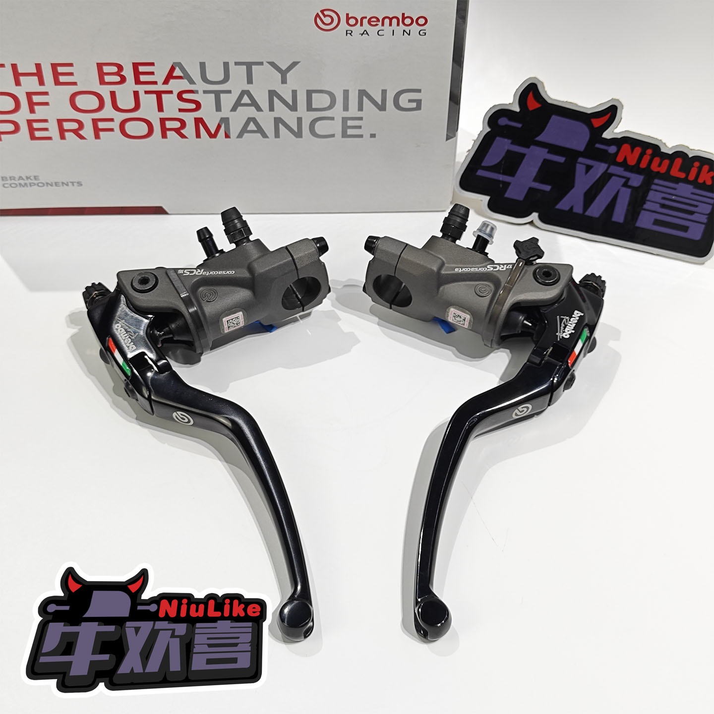 正品 布雷博Brembo RCS CC直推上泵 改装 摩托车 电动车 可调拉杆