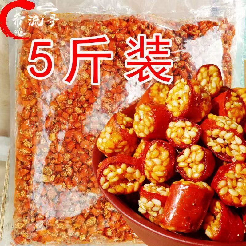 商用香辣脆5斤装贵州特产香酥辣椒脆辣椒酥芝麻香脆椒节节脆辣椒