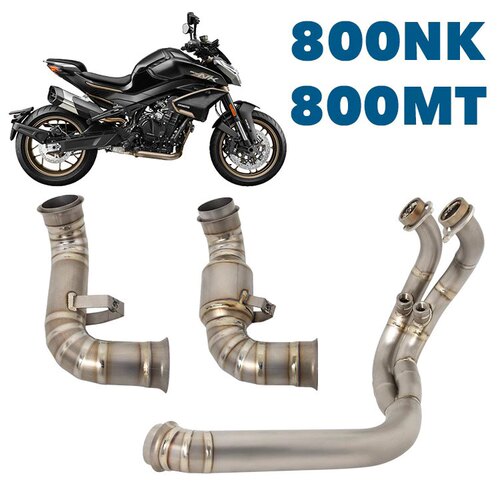 适用于春风800NK 800MT改装排气管前中段 一体式尾段声浪升级