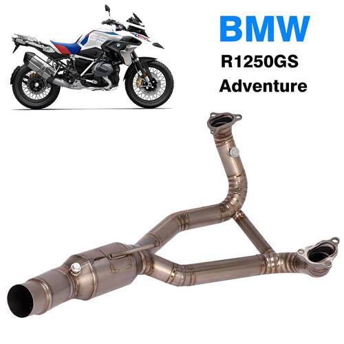 适用宝马R1250GS ADV改装钛合金排气管前段原厂口径