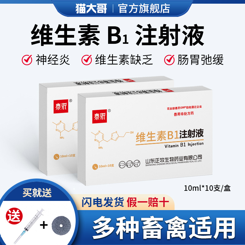 维生素B1注射液针剂兽用神经炎