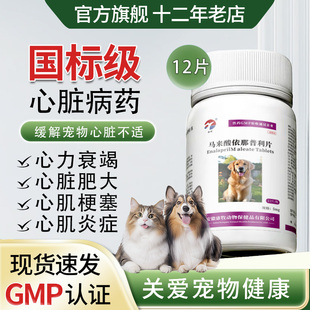 马来酸依那普利片猫咪心脏肥大心脏病宠物心衰气喘药狗狗咳嗽宠物