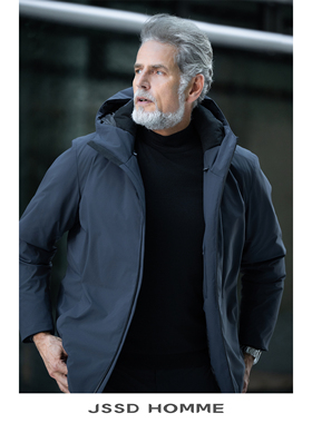 JSSD HOMME 潜行者Stalker系列Super High-End白鹅绒连帽羽绒服男