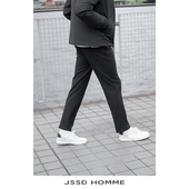 HOMME 抗菌发热通勤休闲直筒长裤 冬季 JSSD 加厚休闲裤 男士 男新款