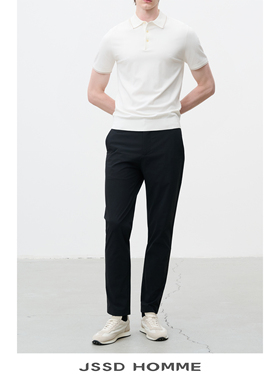 JSSD HOMME 春款男士商务通勤微弹透气休闲裤男易打理直筒裤长裤