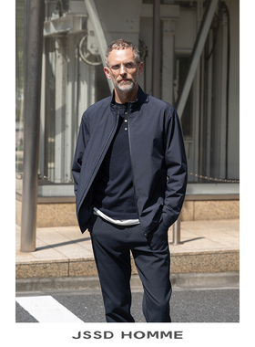 JSSD HOMME 春秋季新款通勤商务休闲男款夹克立领夹克男士男外套