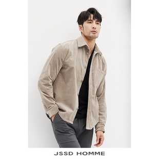 HOMME 款 莫代尔长绒棉男款 衬衫 夹克男外套 灯芯绒外套春秋季 JSSD