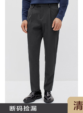 JSSD HOMME 秋冬通勤长裤男纯色商务休闲直筒男士休闲裤 JCP051