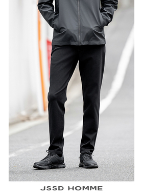 JSSD HOMME 春秋季新款微弹水洗牛仔裤长裤男休闲男士合体直筒裤