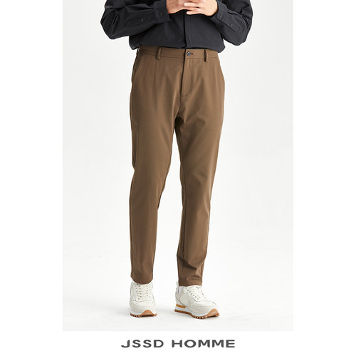JSSDHOMME三防面料直筒休闲裤
