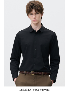 JSSD HOMME 春季速干透气男士商务通勤休闲长袖衬衫男易打理衬衫