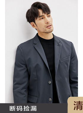 JSSD HOMME 特氟龙三防商务通勤休闲微弹单西男西装西服 JWC031