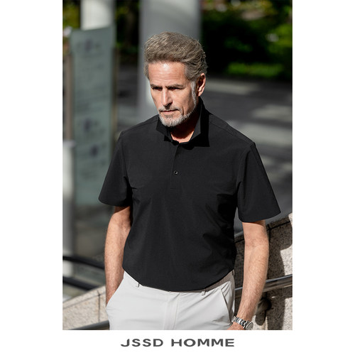 JSSDHOMME防UV通勤翻领短袖