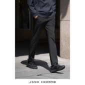 JSSD 男 子男吸光红外发热保暖通勤休闲裤 HOMME 秋冬直筒休闲长裤