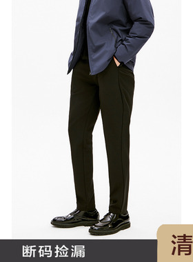 JSSD HOMME 秋冬新款通勤直筒休闲裤男士微弹力商务休闲长裤男款