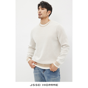 澳洲羊毛衫 秋冬季 男款 毛衣男士 男 JSSD 休闲商务羊毛针织衫 HOMME