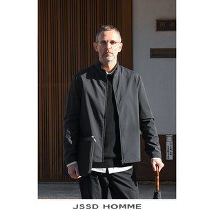 HOMME 立领商务休闲夹克男款 春秋季 日企料夹克外套男士 新款 JSSD
