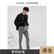 休闲西装 JSSD 外套男西服 西装 修身 HOMME 春秋商务通勤灯芯绒男款