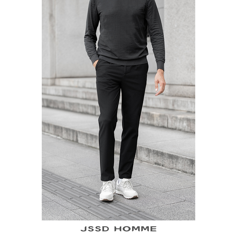 JSSDHOMME商务通勤微弹休闲裤男