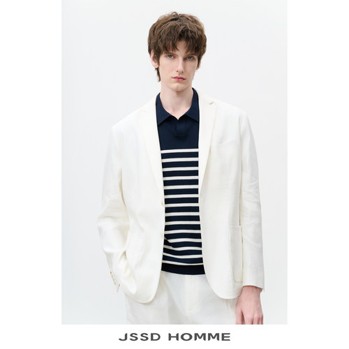 JSSDHOMME新老钱风亚麻西服