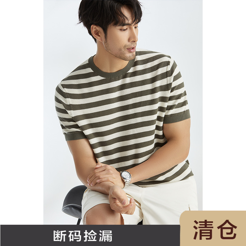 JSSDHOMMESUPIMA棉针织T恤衫