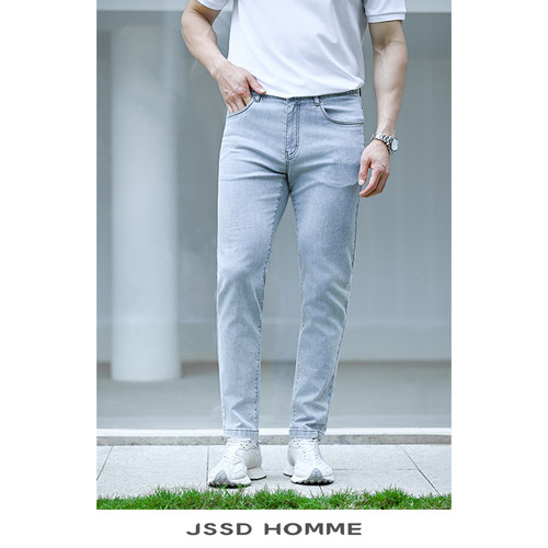 JSSDHOMME混纺水洗微弹牛仔裤