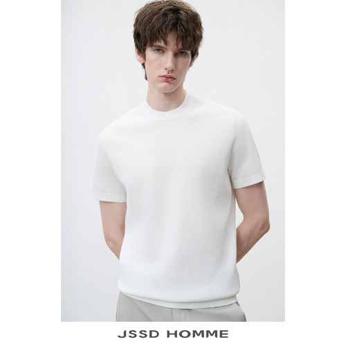JSSDHOMMECOOLMAX短袖针织衫男