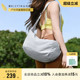 莱夫帆布斜挎包女2026新款 旅行轻量化休闲包通勤轻便上课小挎包