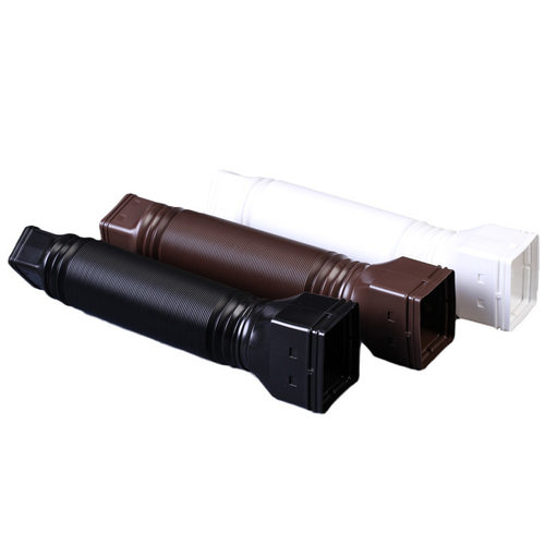 别墅外墙塑料HDPE屋檐排水管圆形伸缩形雨水管下水管 落水管延长