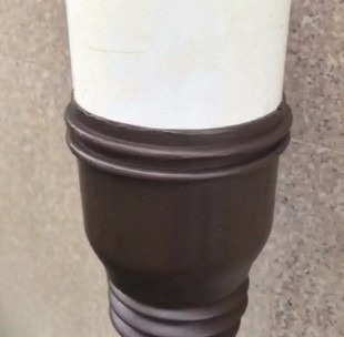 室外排水管圆形伸缩排气管道外墙软管11CM75口径排风雨水管延长管