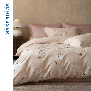 雅系列全棉磨毛印花四件套 新品 SCHIESSER LIVING舒雅生活25年冬季