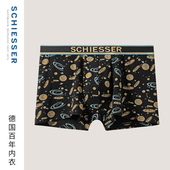 中腰平角内裤 SCHIESSER舒雅Fresh系列男士 棉质印花亲肤透气大码