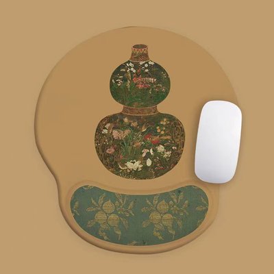 葫芦生财小号鼠标垫护腕防滑硅胶笔记本电脑键盘护手腕鼠标垫定制