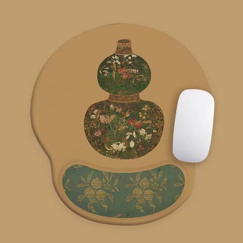 葫芦生财小号鼠标垫护腕防滑硅胶笔记本电脑键盘护手腕鼠标垫定制