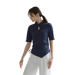尤佳瑜伽服套装女2025新款宽松大码国风中式气质初学者舞韵瑜珈服
