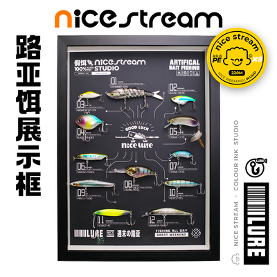 Nicestream路亚展示框假饵