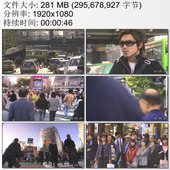 日本街头人文风光都市人匆匆 高清实拍视频素材 妆容 脚步 时尚